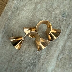 REVOLVE Gold Sculptural Earrings